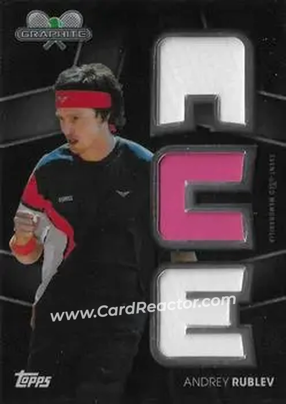 2026 Topps Graphite - Ace Relics #AR-AR - Andrey Rublev - Front