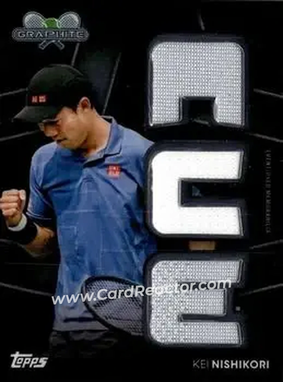 2026 Topps Graphite - Ace Relics #AR-KN - Kei Nishikori - Front