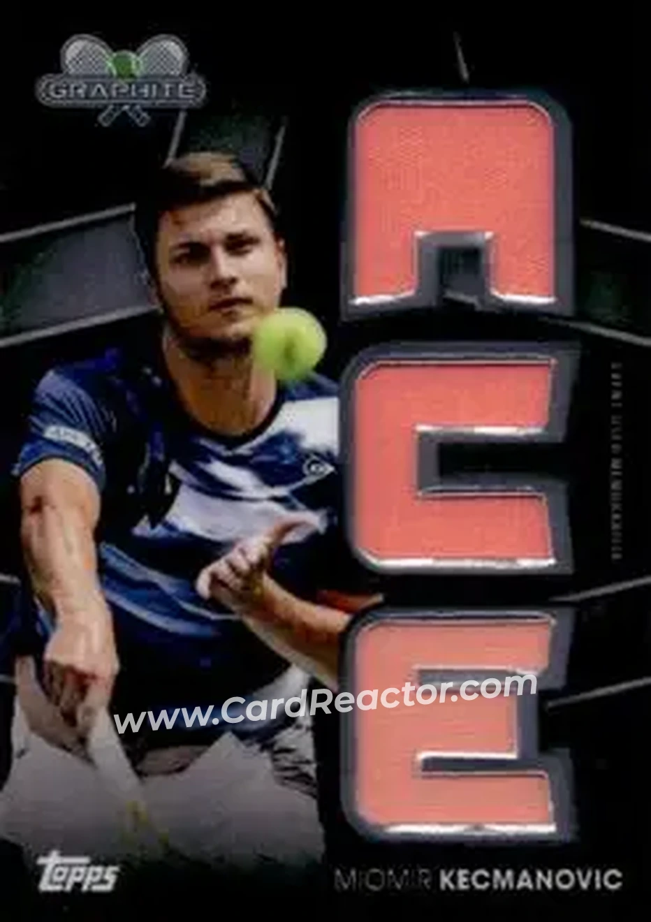 2026 Topps Graphite - Ace Relics #AR-MK - Miomir Kecmanovic - Front