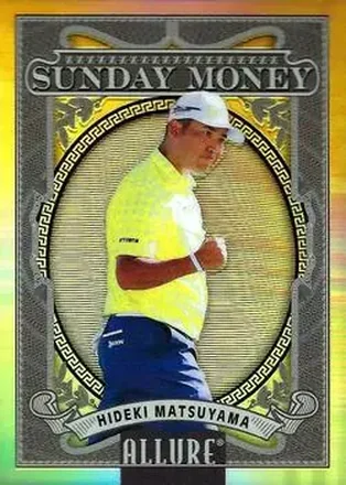 2026 Upper Deck Allure - Sunday Money Yellow #SM-10 - Hideki Matsuyama