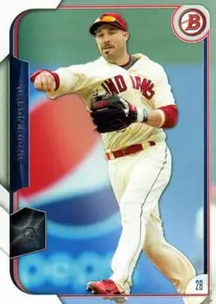 2015 Bowman #38 - Jason Kipnis - Cleveland Indians