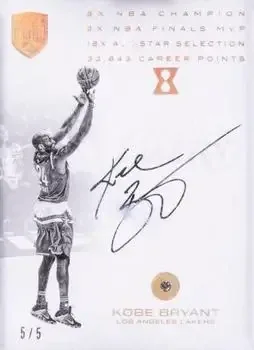 2017-18 Panini Kobe Eminence feature card