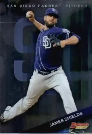 2015 Bowman's Best #2 - James Shields - San Diego Padres