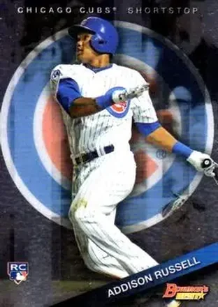 2015 Bowman's Best #6 - Addison Russell - Chicago Cubs