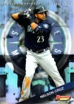 2015 Bowman's Best #14 - Nelson Cruz - Seattle Mariners