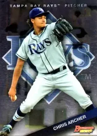 2015 Bowman's Best #17 - Chris Archer - Tampa Bay Rays
