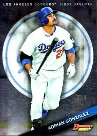 2015 Bowman's Best #29 - Adrian Gonzalez - Los Angeles Dodgers