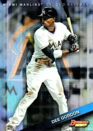 2015 Bowman's Best #31 - Dee Gordon - Miami Marlins