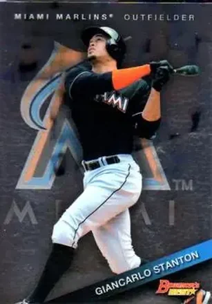 2015 Bowman's Best #34 - Giancarlo Stanton - Miami Marlins