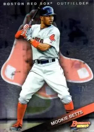 2015 Bowman's Best #47 - Mookie Betts - Boston Red Sox