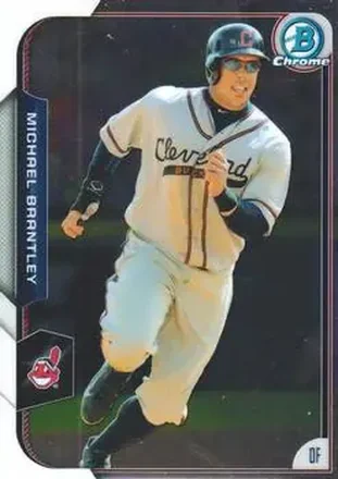 2015 Bowman Chrome #2 - Michael Brantley - Cleveland Indians