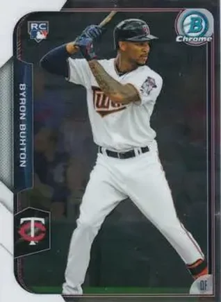 2015 Bowman Chrome #4 - Byron Buxton - Minnesota Twins