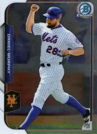 2015 Bowman Chrome #5 - Daniel Murphy - New York Mets