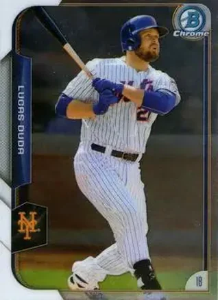 2015 Bowman Chrome #12 - Lucas Duda - New York Mets