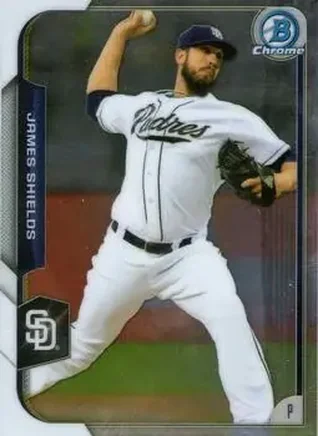 2015 Bowman Chrome #13 - James Shields - San Diego Padres