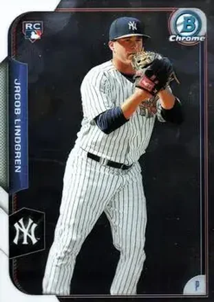 2015 Bowman Chrome #14 - Jacob Lindgren - New York Yankees