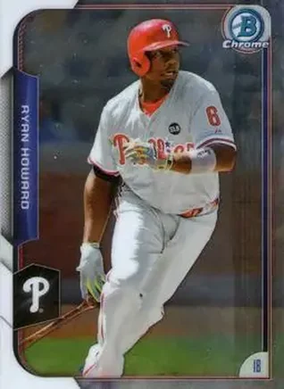 2015 Bowman Chrome #18 - Ryan Howard - Philadelphia Phillies