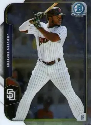 2015 Bowman Chrome #19 - Justin Upton - San Diego Padres