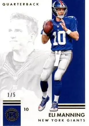 2016 Panini Encased - Gold #57 - Eli Manning - New York Giants