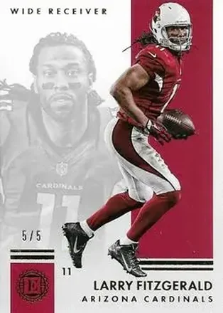 2016 Panini Encased - Gold #98 - Larry Fitzgerald - Arizona Cardinals