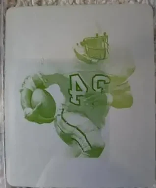 2018 Leaf Originals Metal - Printing Plates Yellow #17 - Earl Campbell