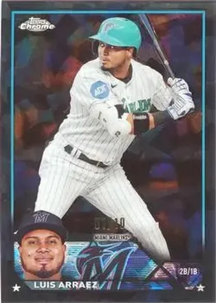 2023 Topps Chrome Update Sapphire Edition - Black #USCS1 - Luis Arraez - Miami Marlins