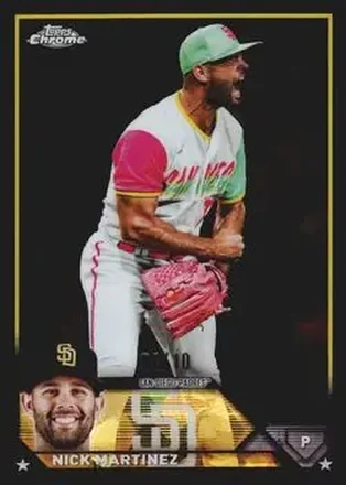 2023 Topps Chrome Update Sapphire Edition - Black #USCS10 - Nick Martinez - San Diego Padres