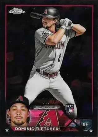 2023 Topps Chrome Update Sapphire Edition - Black #USCS32 - Dominic Fletcher - Arizona Diamondbacks