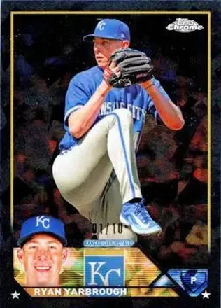 2023 Topps Chrome Update Sapphire Edition - Black #USCS87 - Ryan Yarbrough - Kansas City Royals