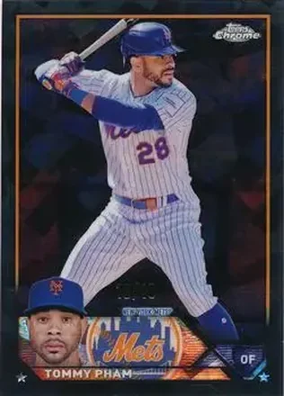 2023 Topps Chrome Update Sapphire Edition - Black #USCS90 - Tommy Pham - New York Mets