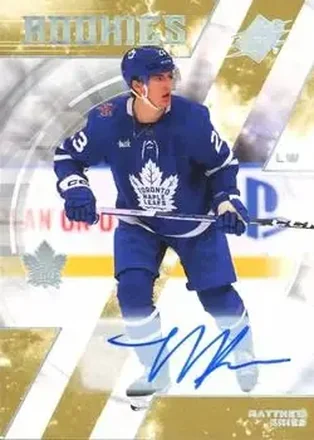 2023-24 SPx - Autographs #134 - Matthew Knies - Toronto Maple Leafs