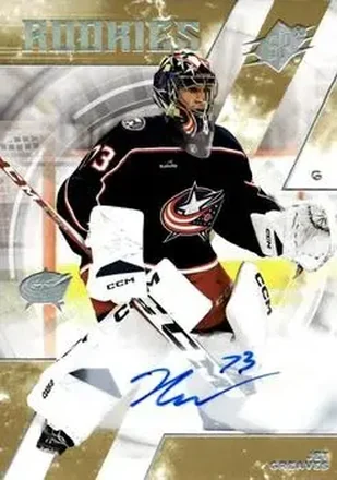 2023-24 SPx - Autographs #144 - Jet Greaves - Columbus Blue Jackets
