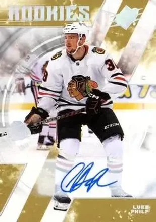 2023-24 SPx - Autographs #157 - Luke Philp - Chicago Blackhawks
