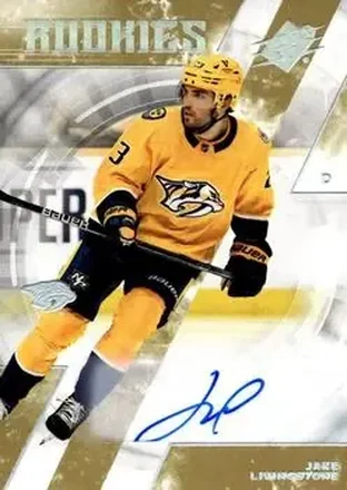 2023-24 SPx - Autographs #193 - Jake Livingstone - Nashville Predators