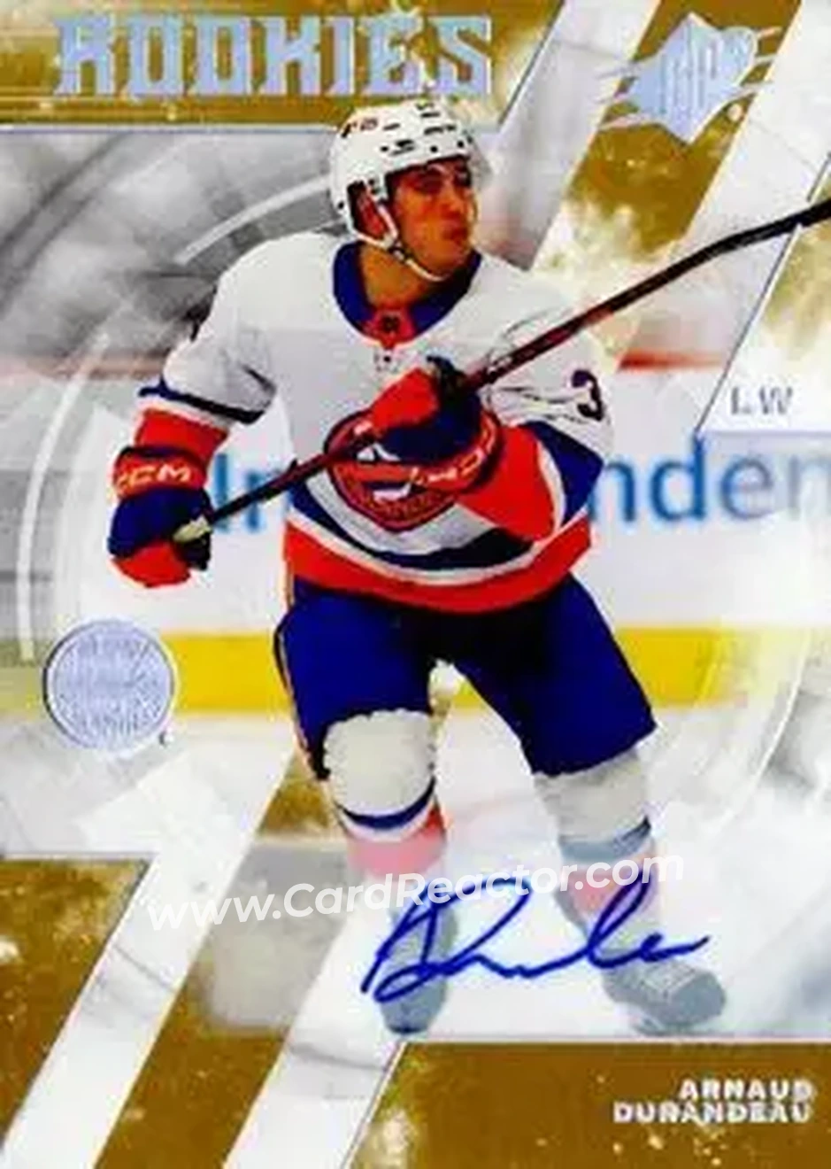 2023-24 SPx - Autographs #198 - Arnaud Durandeau - New York Islanders - Front