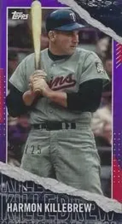 2020 Topps Rip - Mini Cards Purple #M-24 - Harmon Killebrew - Minnesota Twins