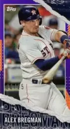2020 Topps Rip - Mini Cards Purple #M-67 - Alex Bregman - Houston Astros