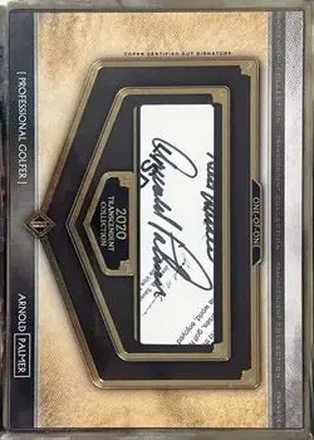 2020 Topps Transcendent Collection - Oversized Cut Signatures #TCS-AP - Arnold Palmer