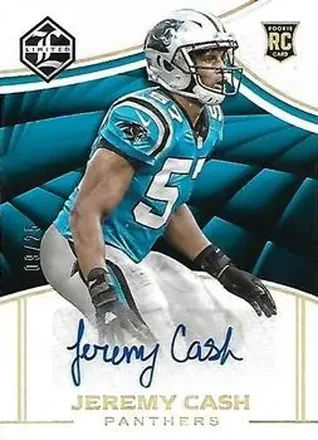 2016 Panini Limited - Gold Spotlight #161 - Jeremy Cash - Carolina Panthers