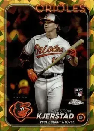 2024 Topps Chrome Update Sapphire Edition - Gold Sapphire #USCS86 - Heston Kjerstad - Baltimore Orioles