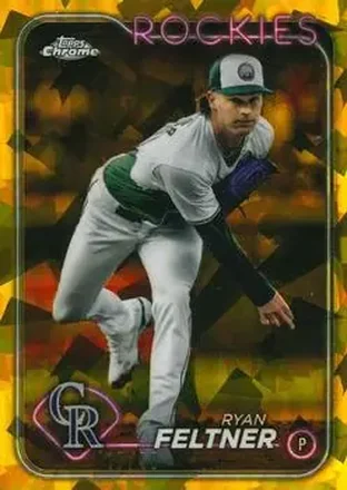 2024 Topps Chrome Update Sapphire Edition - Gold Sapphire #USCS99 - Ryan Feltner - Colorado Rockies