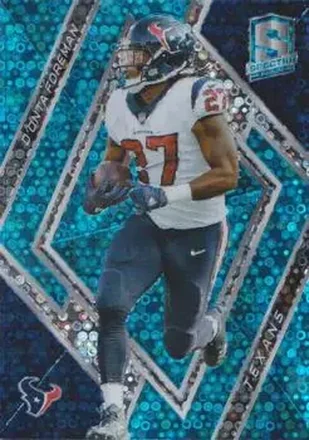 2018 Panini Spectra - Neon Blue #109 - D'Onta Foreman - Houston Texans