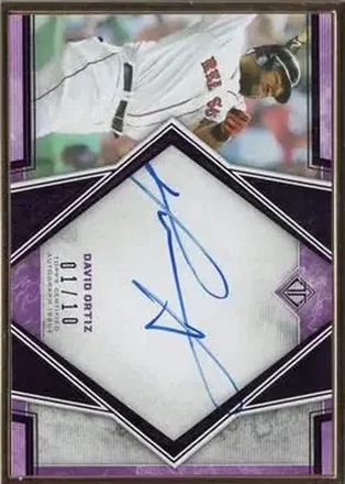 2019 Topps Transcendent Collection - Transcendent Image Variation Autographs Purple #TCVA-DO - David Ortiz - Boston Red Sox
