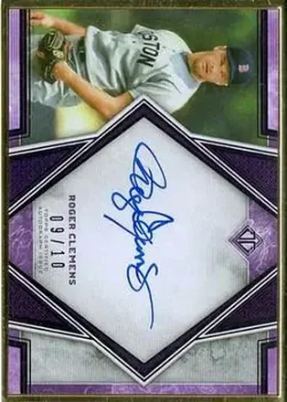 2019 Topps Transcendent Collection - Transcendent Image Variation Autographs Purple #TCVA-RC - Roger Clemens - Boston Red Sox
