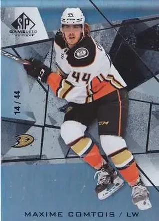 2021-22 SP Game Used #32 - Maxime Comtois - Anaheim Ducks