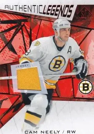 2021-22 SP Game Used - Red Jersey #112 - Cam Neely - Boston Bruins