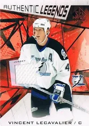 2021-22 SP Game Used - Red Jersey #120 - Vincent Lecavalier - Tampa Bay Lightning