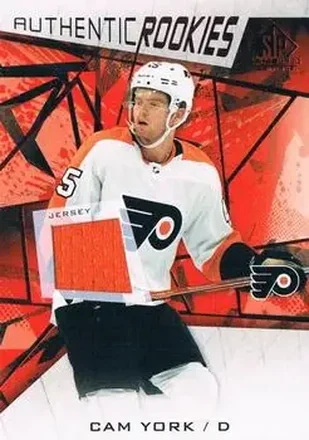2021-22 SP Game Used - Red Jersey #126 - Cam York - Philadelphia Flyers