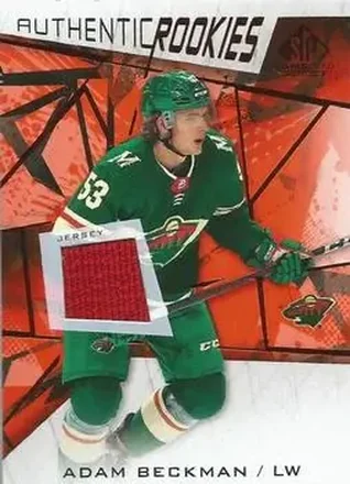 2021-22 SP Game Used - Red Jersey #131 - Adam Beckman - Minnesota Wild