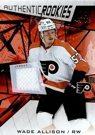 2021-22 SP Game Used - Red Jersey #132 - Wade Allison - Philadelphia Flyers